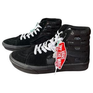 NEW VANS ComfyCush Sk8-Hi Cold Hearted Sneakers Black High Top Women 10.5 Men 9